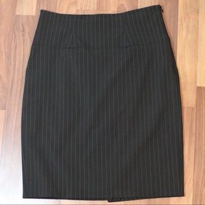 Nine West Pinstripe Pencil Skirt Size 8